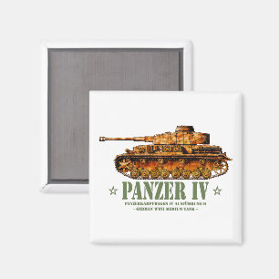 Íman Panzer IV Guerra Mundial 2.ª Divisão Média Alemã W