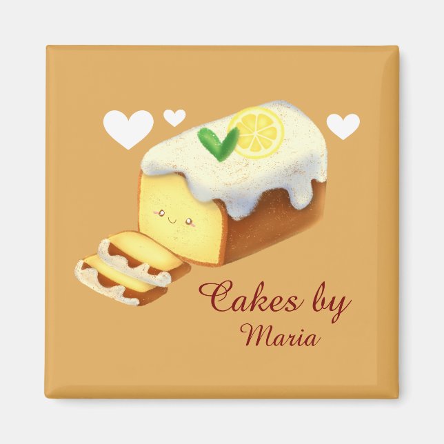 Íman Pão De Bolo Lemon Loaf Com Grito (Frente)