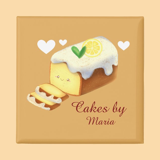 Íman Pão De Bolo Lemon Loaf Com Grito (Criador carregado)