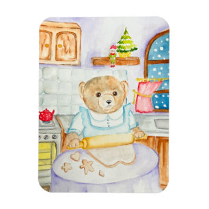 Íman Pão de gengibre assar de urso