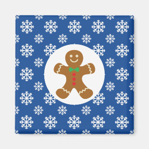 Íman Pão de Natal / Pão de inverno Homem de Neve Flocos