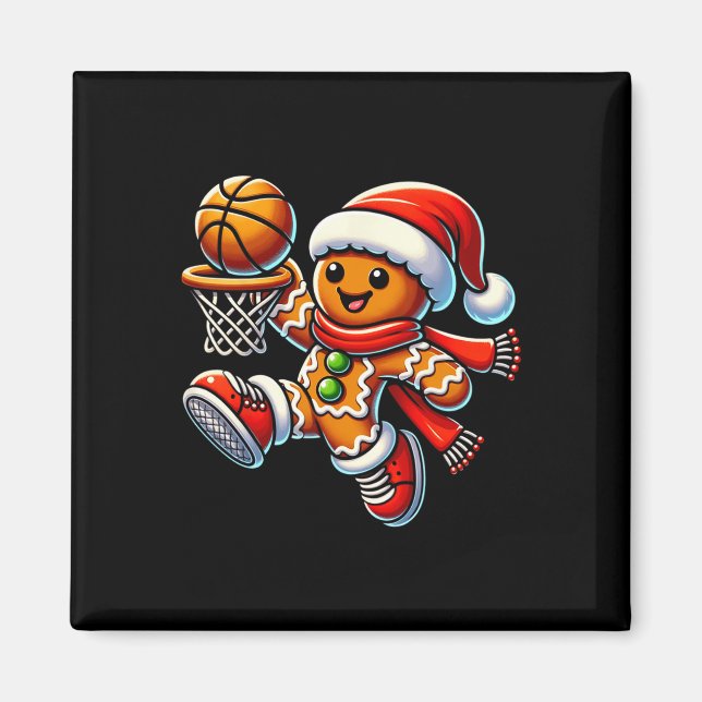 Íman Pão-de-Pão-Grito Bravo Jogando no Natal (Frente)