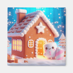Íman Pão-de-Pão-Marshmallow de Natal
