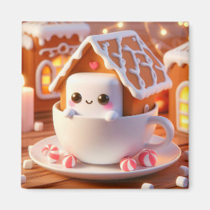 Íman Pão-de-Pão-Marshmallow de Natal