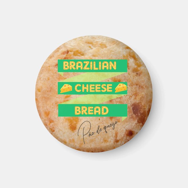 Íman Pão de Queijo Brasileiro (Frente)