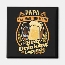 Papa A Lenda Do Bebendo Da Cerveja