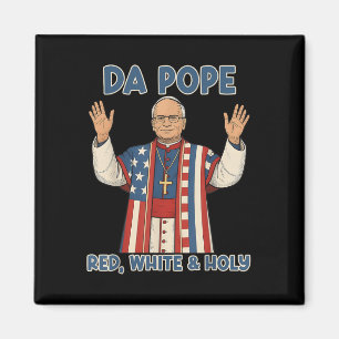 Íman Papa Branco-Branco-Santo Da América Chicago Pope L