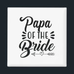 Íman Papá Da Noiva Festa de casamento Show Bridal<br><div class="desc">Papá Do Chá de panela Da Família Da Festa de casamento</div>