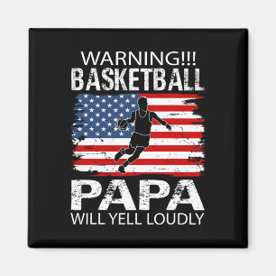 Íman Papá de basquetebol Yell Encantado
