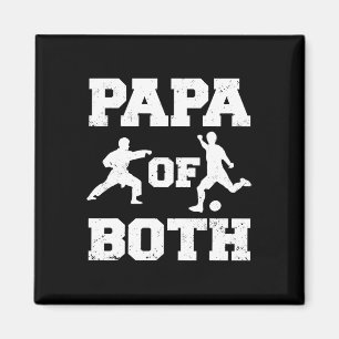 Íman Papá De Futebol Engraçado E Papá De Karate