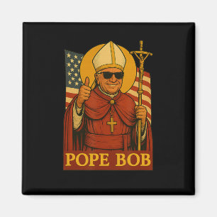 Íman Papa Leo Pope Bob Primeiro Papa Americano Vintage 