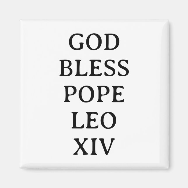 Íman Papa Leo Xiv 3 (Frente)