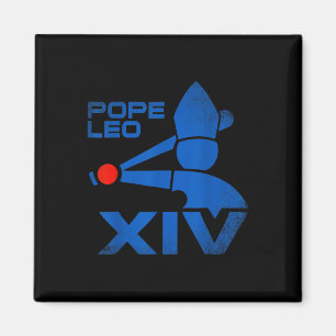 Íman Papa Leo Xiv Do Papa Leão 14 Baseball