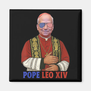 Íman Papa Leo Xiv Novo Papa Americano 2025 Engraçado