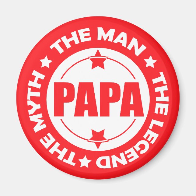 Íman Papá. O Homem. O Mito. A Lenda. (Frente)