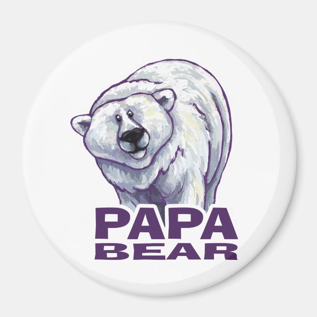 Íman Papa Polar Bear (Frente)