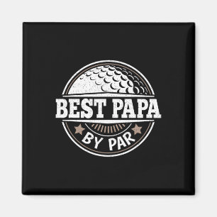 Íman Papa Por Par Vintage Jogador de Golfe Pai Pais Pai