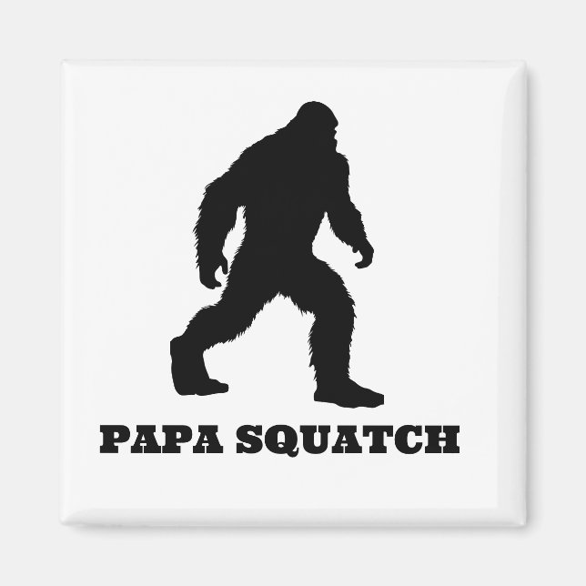 Íman Papa Squatch Magnet Divertido Novamente (Frente)