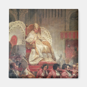 Íman Papa VIII em St Peter no Sedia Gestatoria