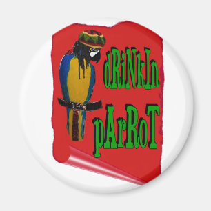 Íman Papagaio Beberrão