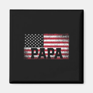 Íman Papai Bandeira Americana Presente do Dia dos Pais