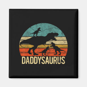Íman Papai Dinossauro Daddysaurus 3 Três Crianças Natal