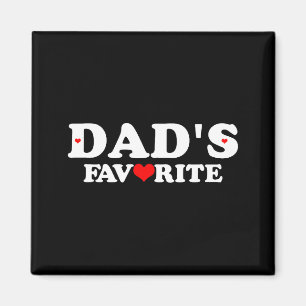 Íman Papai Favorito Com Coração Vermelho