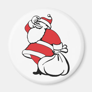 Íman Papai Noel Alegre Natal de Desenho Animado, Saco d