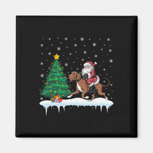 Íman Papai Noel Andando Coonhound Boys Meninas Crianças