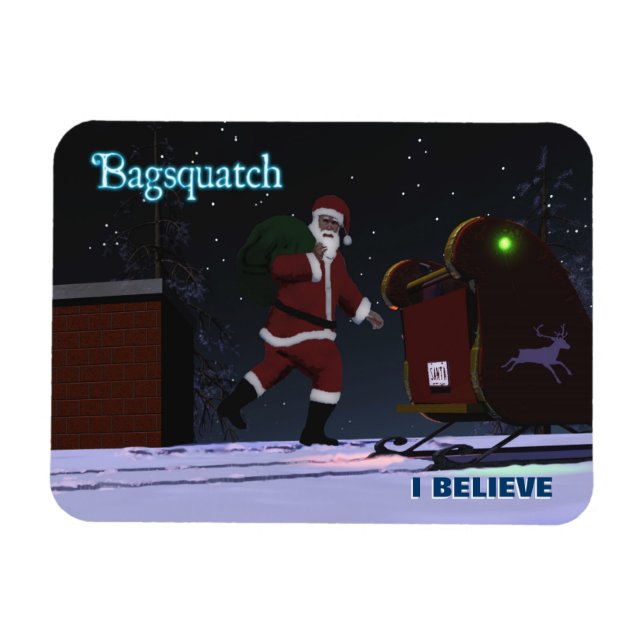 Íman Papai Noel - Bagsquatch (Horizontal)