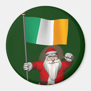 Íman Papai Noel Com Alferes Da Irlanda