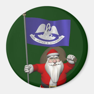 Íman Papai Noel Com Alferes Da Louisiana