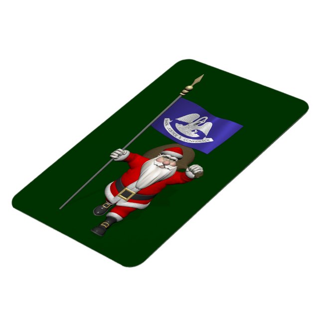 Íman Papai Noel Com Alferes Da Louisiana (Left Side)