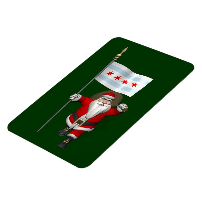 Íman Papai Noel Com Alferes De Chicago (Left Side)
