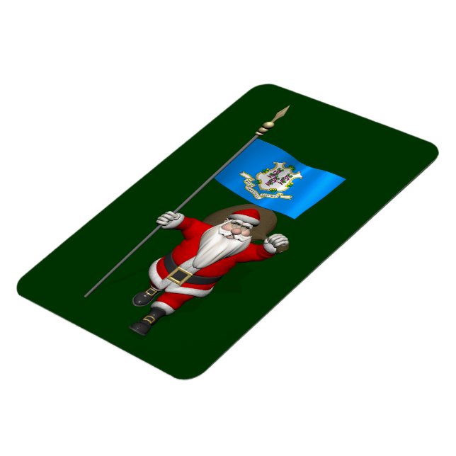 Íman Papai Noel Com Alferes De Connecticut (Left Side)