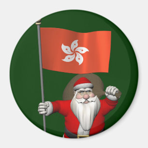 Íman Papai Noel Com Alferes De Hong Kong