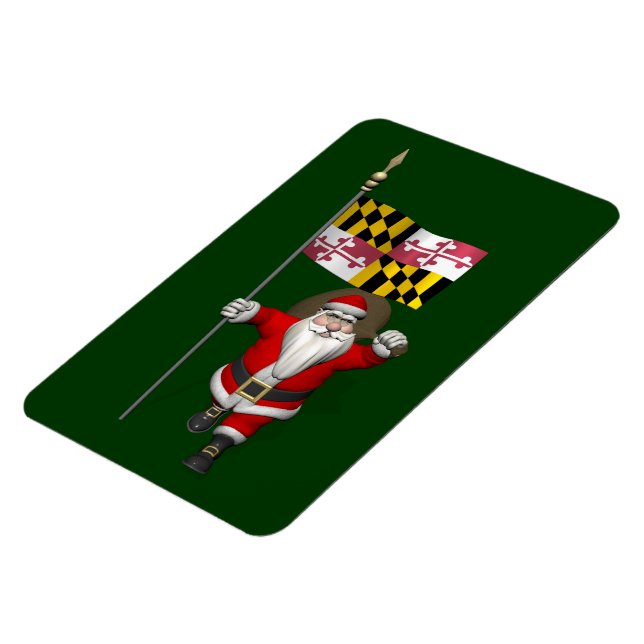 Íman Papai Noel Com Alferes De Maryland (Left Side)