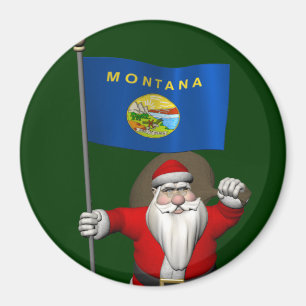 Íman Papai Noel Com Alferes De Montana