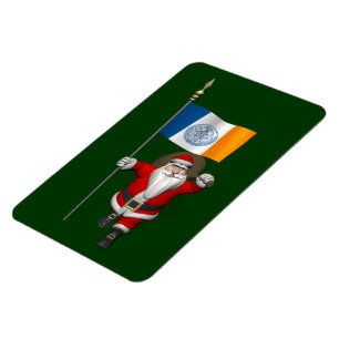 Íman Papai Noel Com Alferes De Nova Iorque