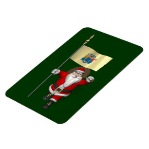 Íman Papai Noel Com Alferes De Nova Jersey