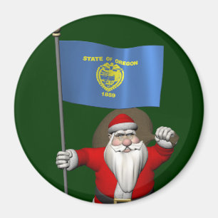 Íman Papai Noel Com Alferes De Oregon