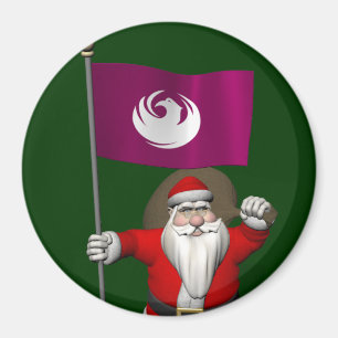 Íman Papai Noel Com Alferes De Phoenix