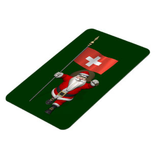 Íman Papai Noel Com Alferes De Suiça