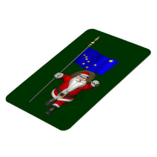 Íman Papai Noel Com Alferes Do Alasca