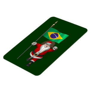 Íman Papai Noel Com Alferes Do Brasil