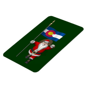 Íman Papai Noel Com Alferes Do Colorado