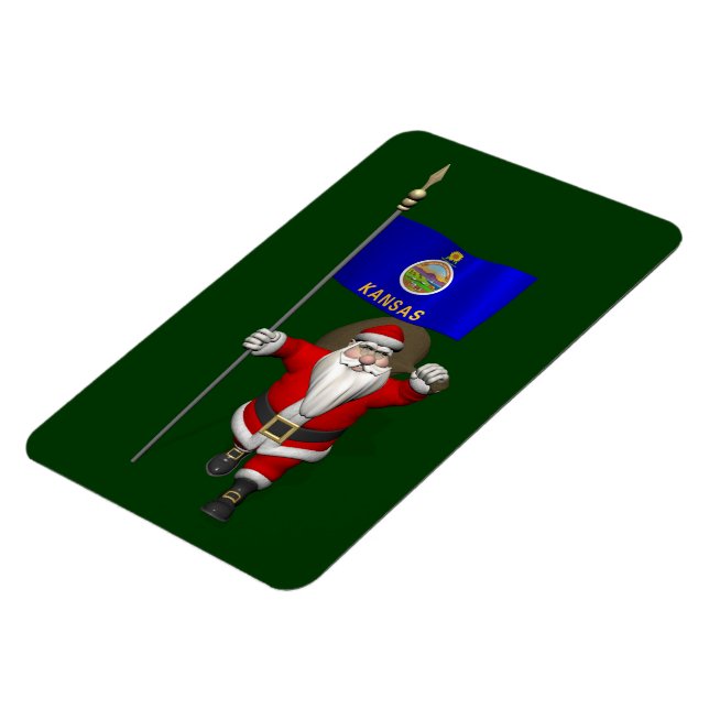 Íman Papai Noel Com Alferes Do Kansas (Left Side)