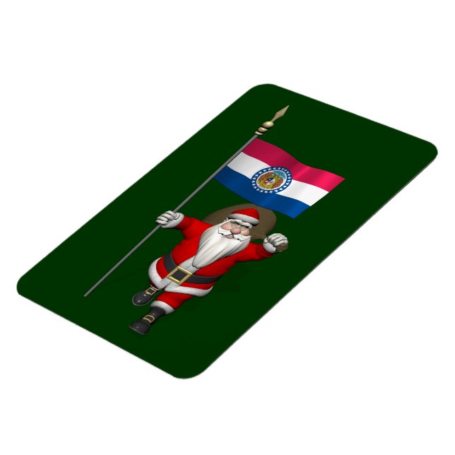 Íman Papai Noel Com Alferes Do Missouri (Left Side)