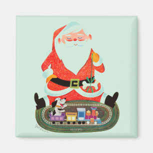 Íman Papai noel com trem
