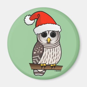 Íman Papai noel da coruja barrada do Natal